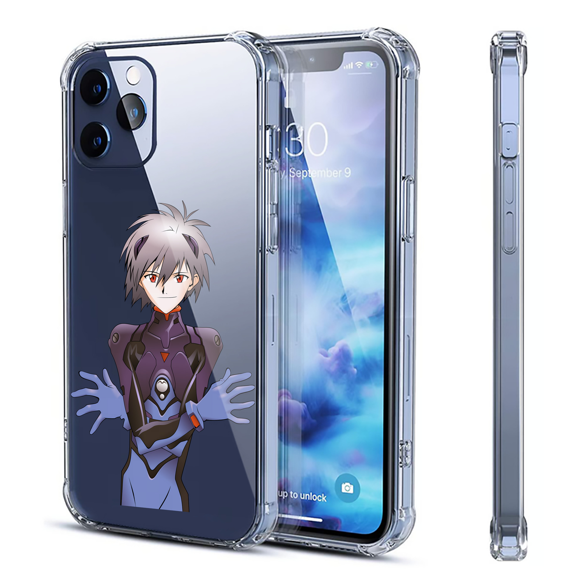 （画像用） EVA 新世紀エヴァンゲリオン 【iPhone 12シリーズ対応】透明スマホケース（クリアソフトケース）